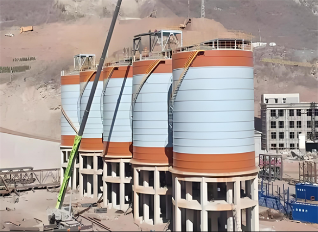 鼎湖高架钢板仓